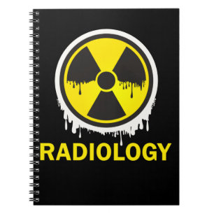 Carnet Symbole de radiologie d'avertissement Radiologiste