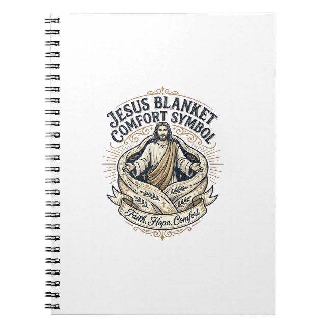 Carnet Symbole de réconfort de couverture Jésus Réconfort (Devant)
