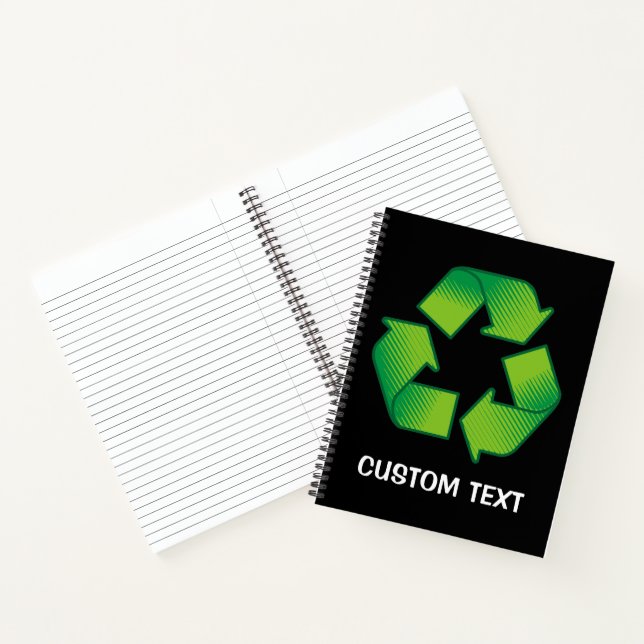 Carnet Symbole de recyclage (Intérieur)