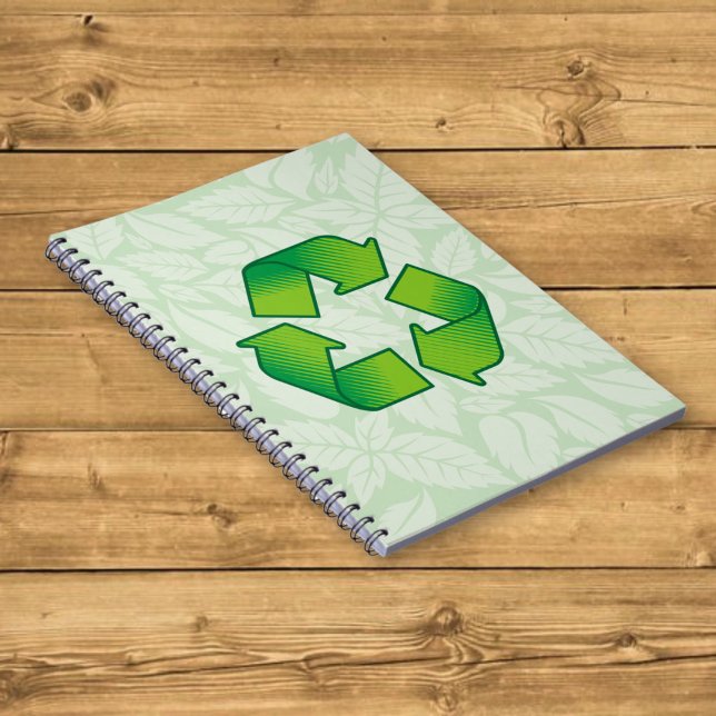 Carnet Symbole de recyclage (Créateur téléchargé)