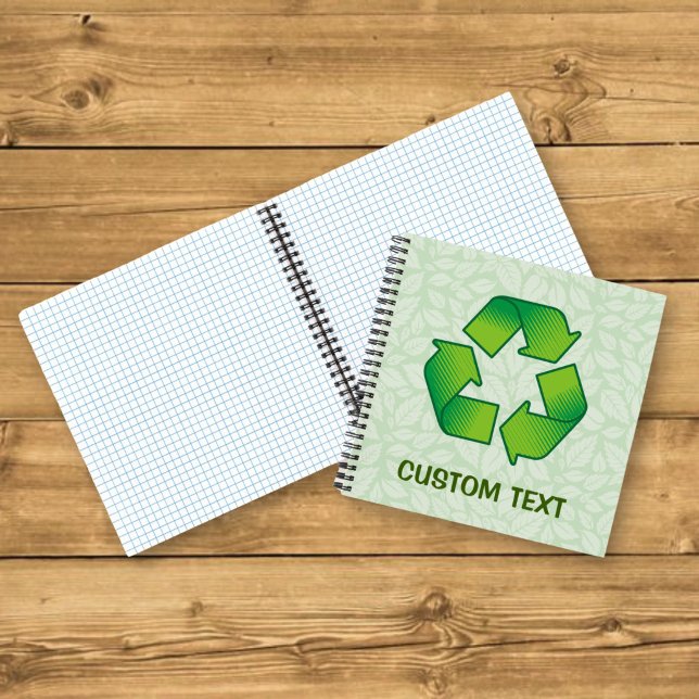 Carnet Symbole de recyclage (Créateur téléchargé)