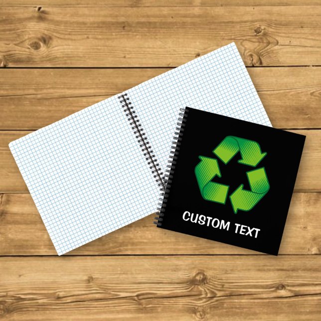 Carnet Symbole de recyclage (Créateur téléchargé)