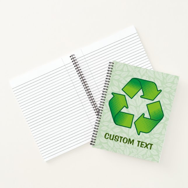 Carnet Symbole de recyclage (Intérieur)