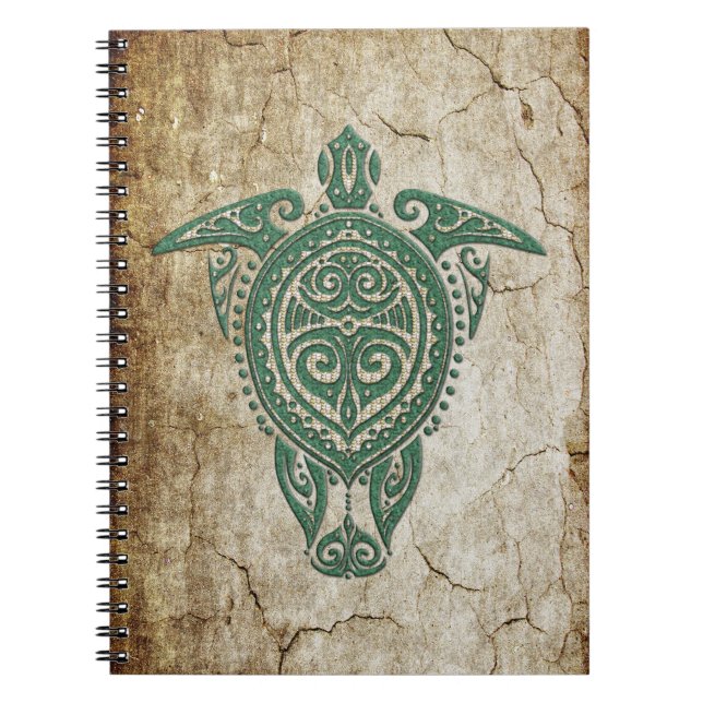 Carnet Symbole de Tortue de Mer Chamanique + vos idées (Devant)