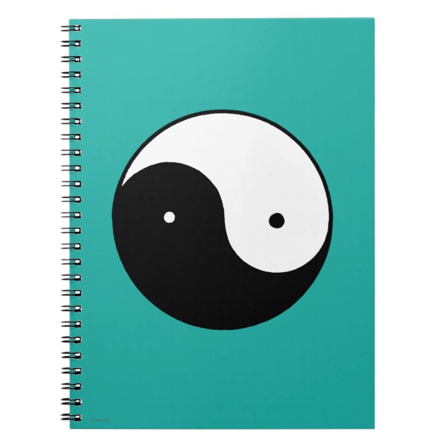 Carnet Symbole de Yin Yang (Devant)