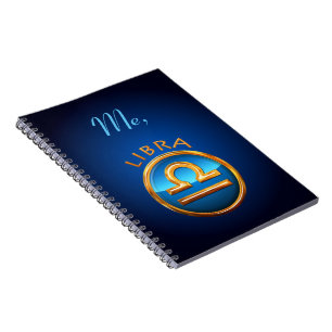 Carnet Symbole de zodiaque de Balance
