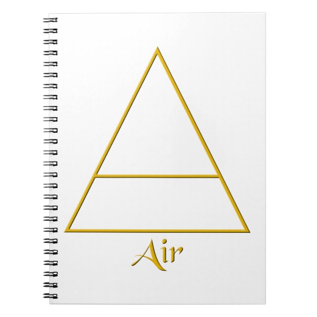 Carnet Symbole d'élément d'air de Falln Pagan (Devant)