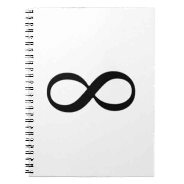 Carnet Symbole d'infini (Devant)