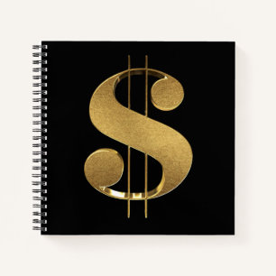 Carnet SYMBOLE Dollar Or