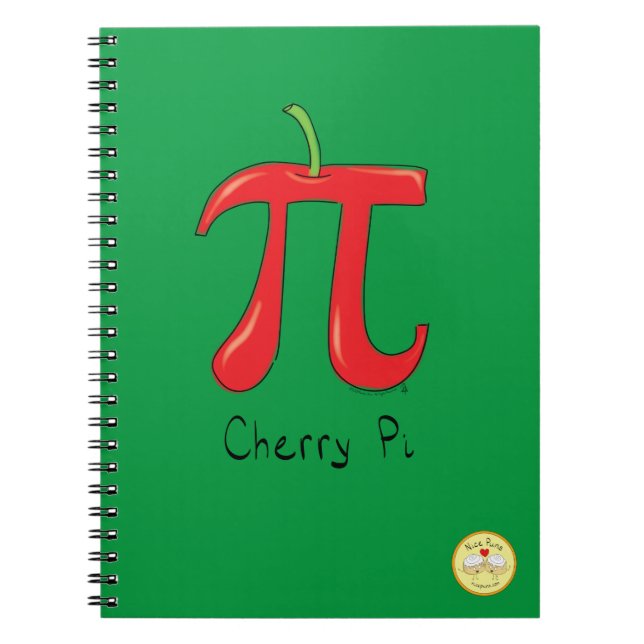 Carnet Symbole Fantaisie Math Cherry Pi (Devant)