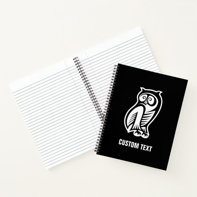Carnet Symbole hibou blanc (Intérieur)