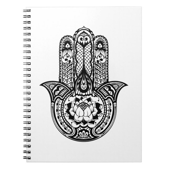 Carnet Symbole inspiré de Hamsa (Devant)