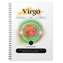 Symbole moderne Zodiac Virgo Quote Élément Terre