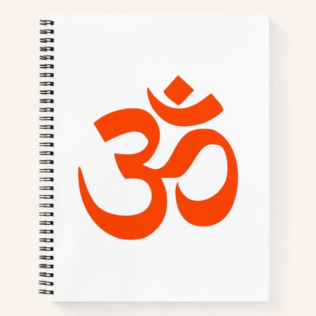 Carnet Symbole Om indien (Devant)