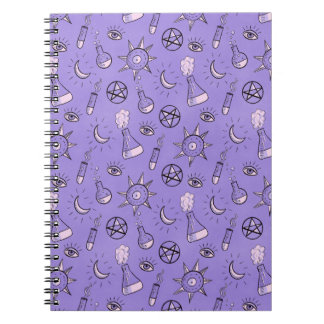 Carnet Symboles occultes de cuisine Motif - Magie mystiqu