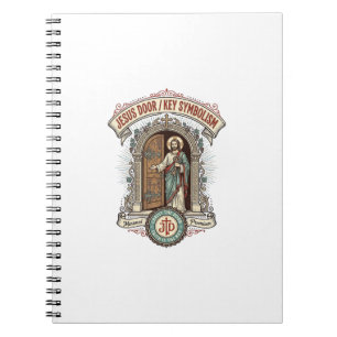 Carnet Symbolisme de la clé de la porte de Jésus Symbolis