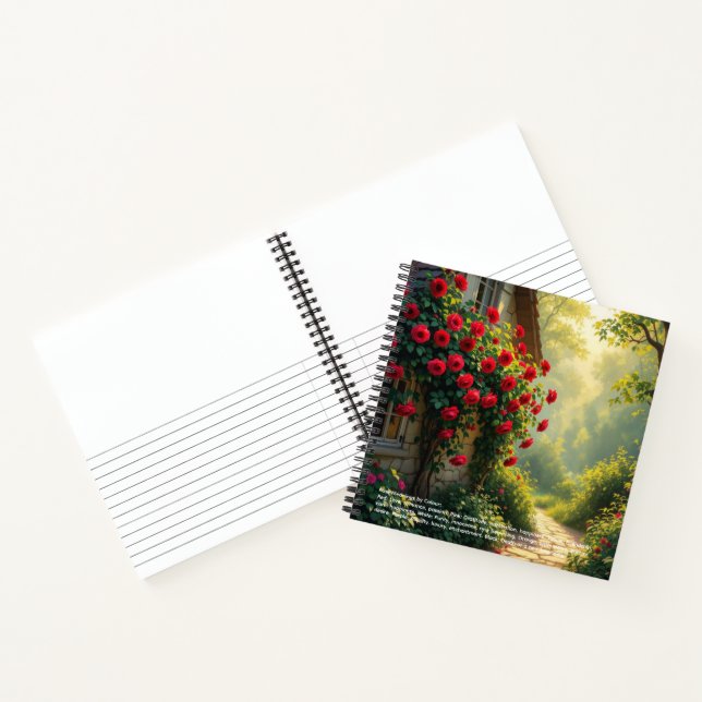 Carnet Symbolisme de la rose (Intérieur)