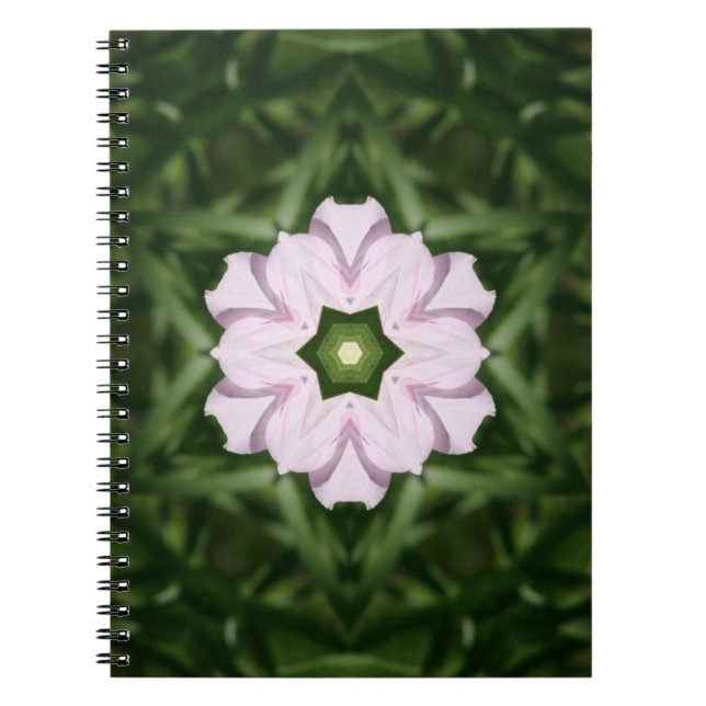Carnet Symétrie de coupe de vin rose (Devant)
