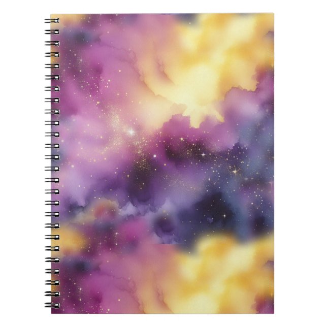 Carnet Symphonie cosmique nébuleuse (Devant)