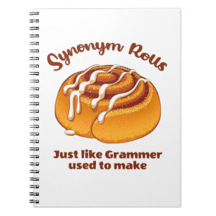 Carnet Synonym Rolls Comme Grammer Utilisé Pour Faire
