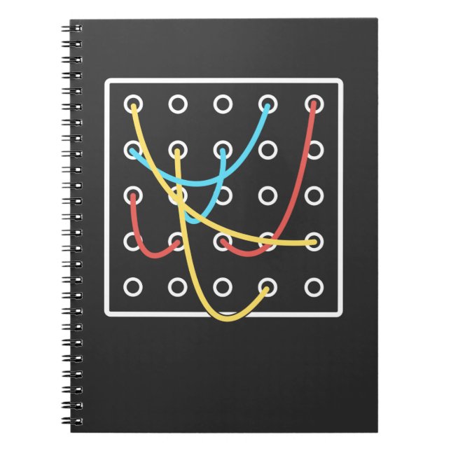 Carnet Synthétiseur modulaire Clavier Vintage analogique (Devant)