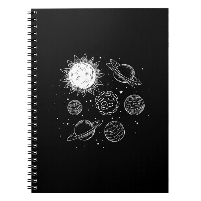 Carnet Système solaire (Devant)