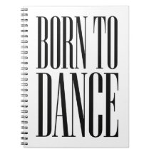 T-shirt citation de danse minimaliste Né pour dans