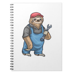 Carnet T-shirt classique pince de mécanicien paresseux