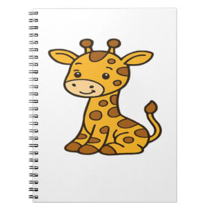Carnet T-shirt classique pour bébé girafe
