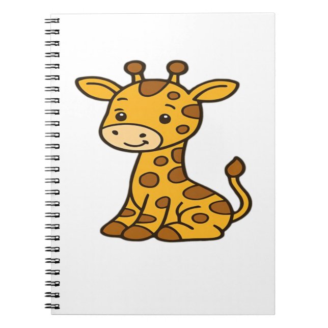 Carnet T-shirt classique pour bébé girafe (Devant)