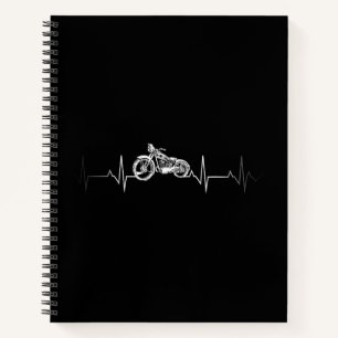 Carnet T-shirt Coeur Moto - J'aime mon Motorcyl