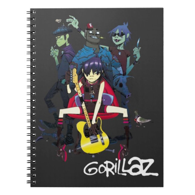 Carnet T-Shirt Gorrillaz (Devant)