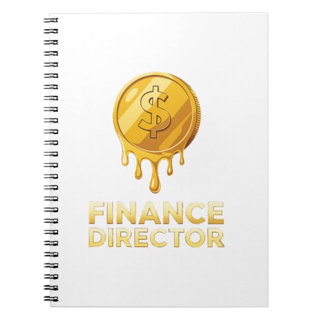 Carnet T-shirt graphique « Melting Money » – Finance mini (Devant)
