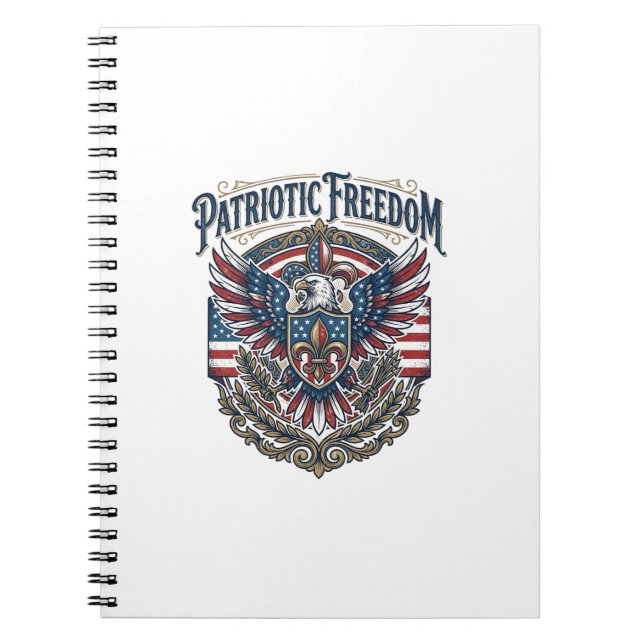 Carnet T-shirt graphique vectoriel de fierté cajun patrio (Devant)