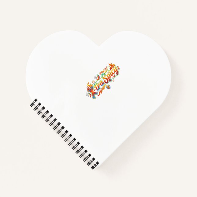 Carnet T-shirt graphique X-tra Spicy Funny Hot Pepper (Devant)