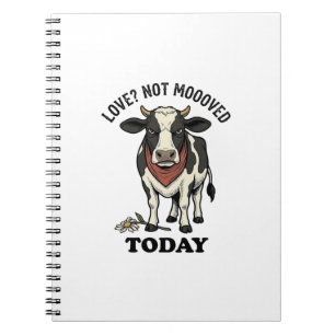 Carnet T-shirt humour agricole vache grincheuse Saint-Val
