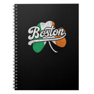 Carnet T-shirt irlandais de Boston