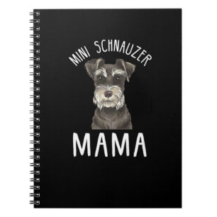 Carnet T-shirt maman Schnauzer Mini Schnauzer maman
