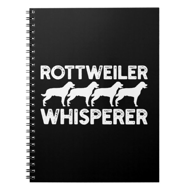 Carnet T-shirt Rottweiler (Devant)