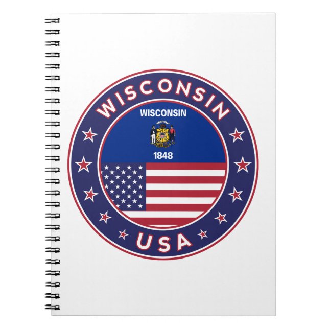 Carnet T-shirt Wisconsin, (Devant)