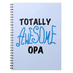 Carnet T-shirts et cadeaux Opa bleu absolument géniaux