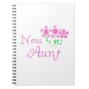 Carnet T-shirts et cadeaux Tante Fleurs Roses