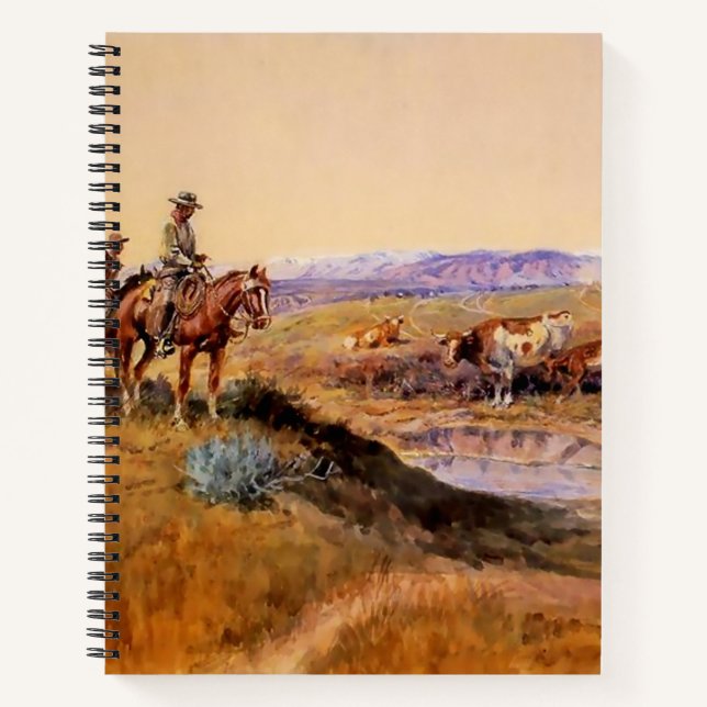 Carnet « Tabassé » Art occidental par Charles M Russell (Devant)