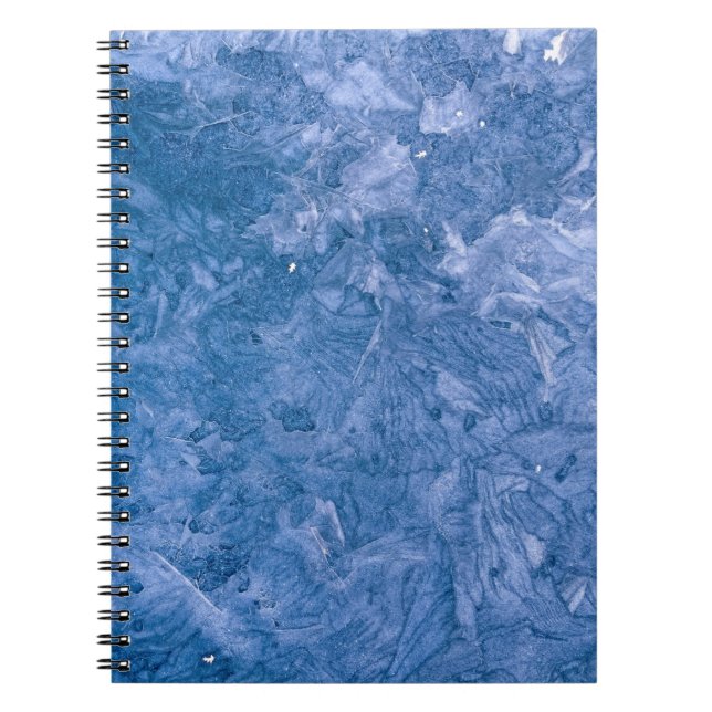 Carnet Tableau abstrait bleu (Devant)