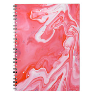 Carnet Tableau abstrait rouge et gris