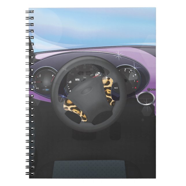 Carnet Tableau de bord des voitures de sport (Devant)