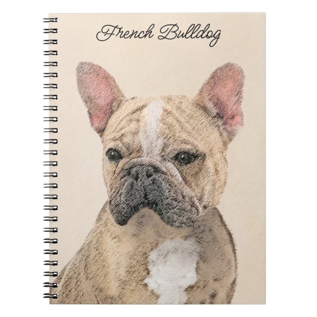 Carnet Tableau Français Bulldog (Sable) - Joli Original D (Devant)