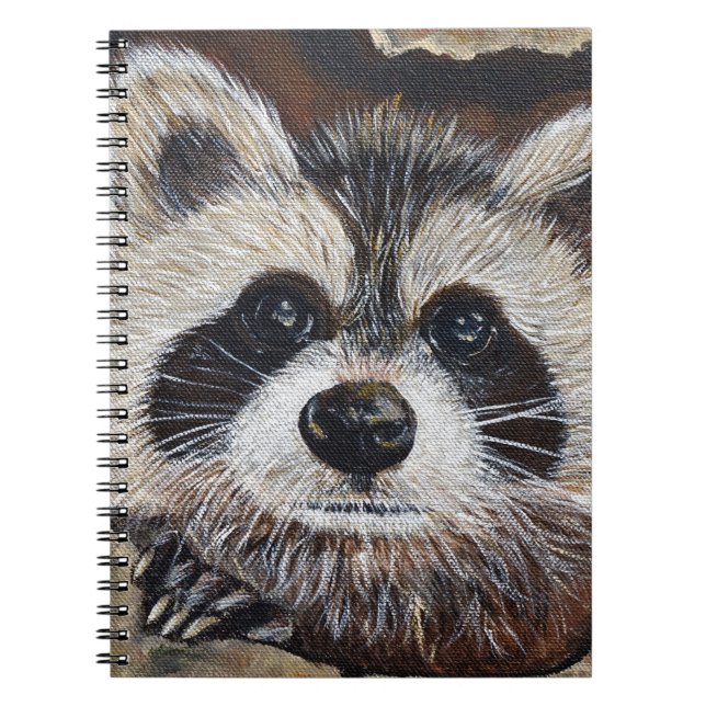 Carnet Tableau Raccoon (Devant)