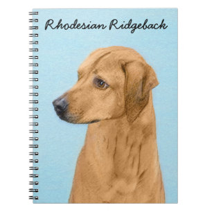 Carnet Tableau Rhodesian Ridgeback - Art Chien original