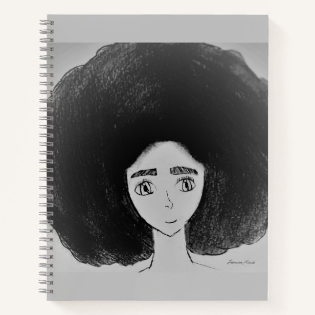 Carnet Tableur Afro (Devant)